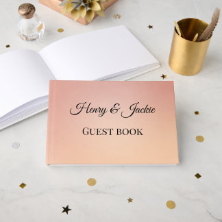 Personalized Wedding Guest Book Gästböcker