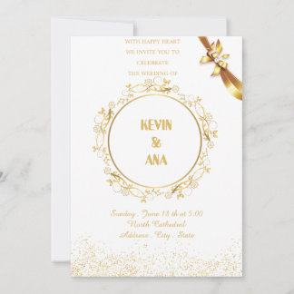 Personalized Wedding Invitations | Elegant, Rustic Inbjudningar