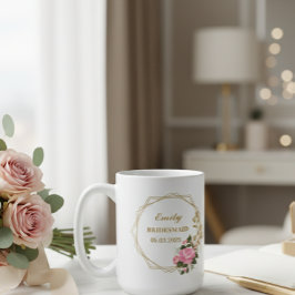 personalized wedding mug - gift for bridesmaid kaffemugg