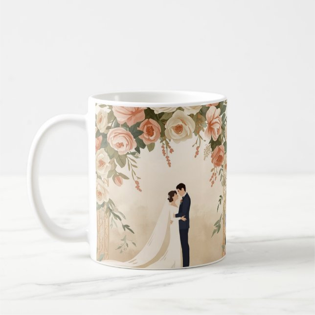 Personalized Wedding Mug  Kaffemugg (Vänster)