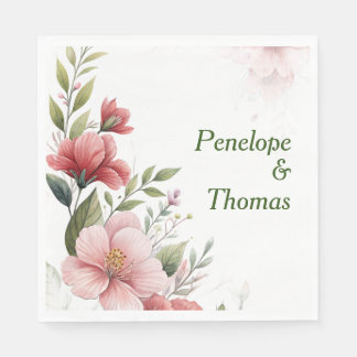 Personalized wedding or shower napkins bulk pappersservett