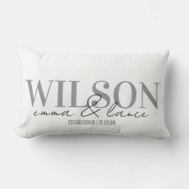 Personalized Wedding Pillow, Names & Dates  Lumbarkudde