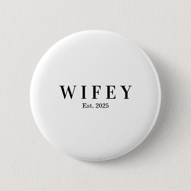 personalized wifey anniversary gift knapp (Framsida)