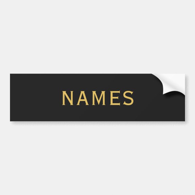 Personalized With Last Name or Nickname on Them Bildekal (Framsidan)
