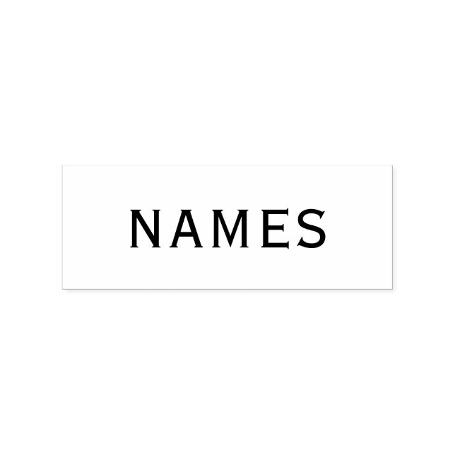 Personalized With Last Name or Nickname on Them Stämpel (Tryck)