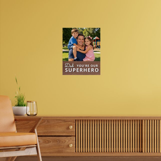 Personalized with photo and text poster (Vardagsrum 2)