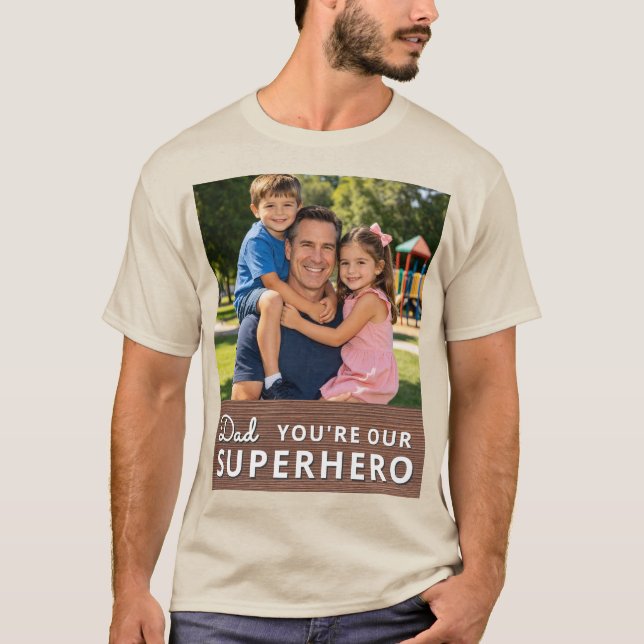 Personalized with photo and text t shirt (Framsida)