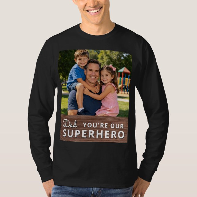 Personalized with photo and text t shirt (Framsida)