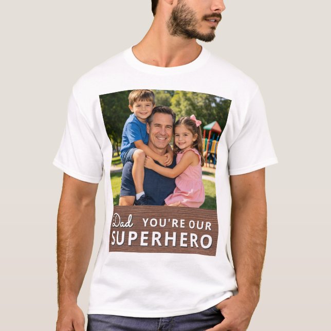 Personalized with photo and text t shirt (Framsida)