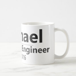 Personalized Work Mug – Custom Name & Job Title Gi Kaffemugg