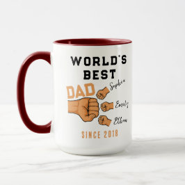Personalized WORLD'S BEST Dad | Father’s Day Mugg