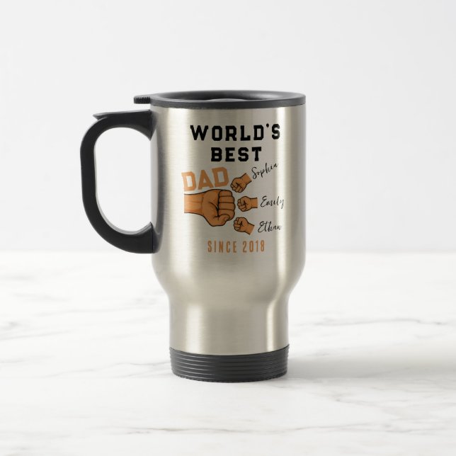 Personalized WORLD'S BEST Dad | Father’s Day Resemugg (Vänster)