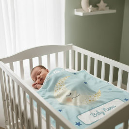 PersonalizedUnder the Stars Soft Blanket - Baby