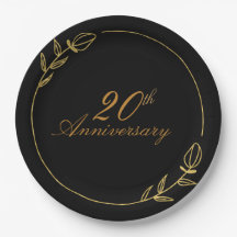Personalizes Anniversary with Golden Frame