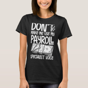 Personalkonto för lönehanterarens specialkalkylato t shirt
