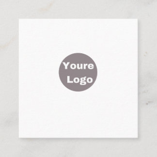 personallze fyrkantigt visitkort