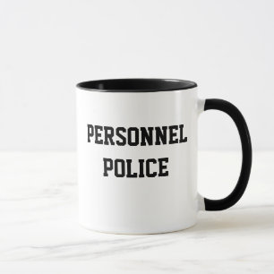 Personalpoliskåren, rungande HR Nickname Gift Mugg