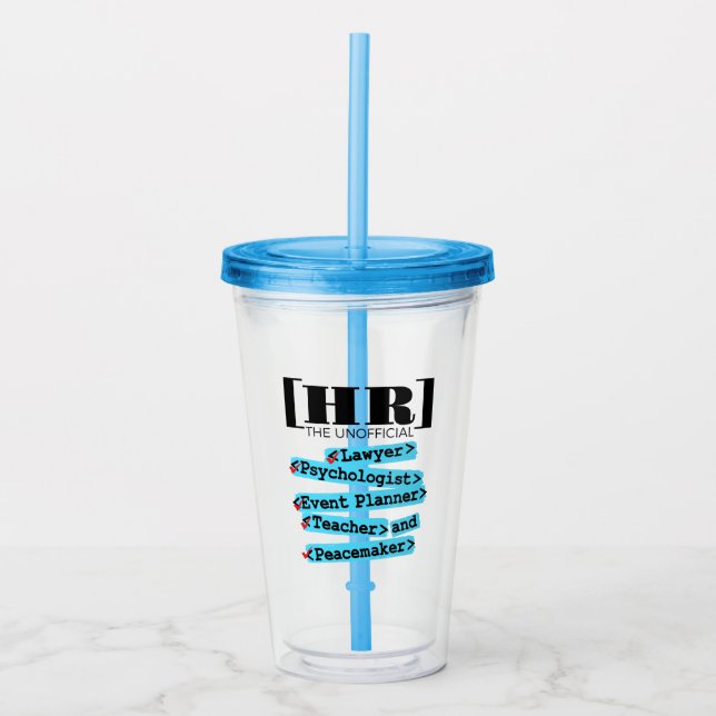 Personalresurser Onofficiell nuny HR Take Away Mugg (Framsida)