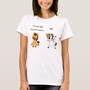 Personalunikorn Rollig Häst HR-gåva T Shirt