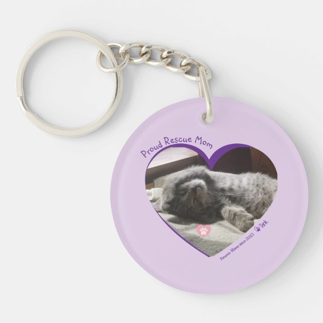 Personalzied Rescue Pet Keychain (Framsidan)