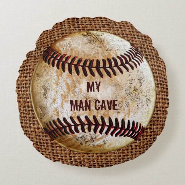 PERSONANLIG Man Grotta Kuddar med DIN TEXT (Framsidan)