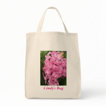 Personanpassade rosa Hyacinths Flowers Canvas Bags