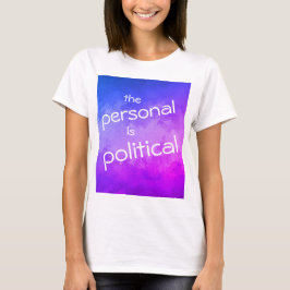 Personen är politisk t shirt