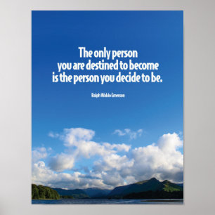 Personen som du avgör att vara det Motivational Poster