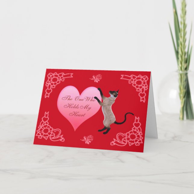 Personen som rymmer mitt hjärtakort helgkort (Framsida)