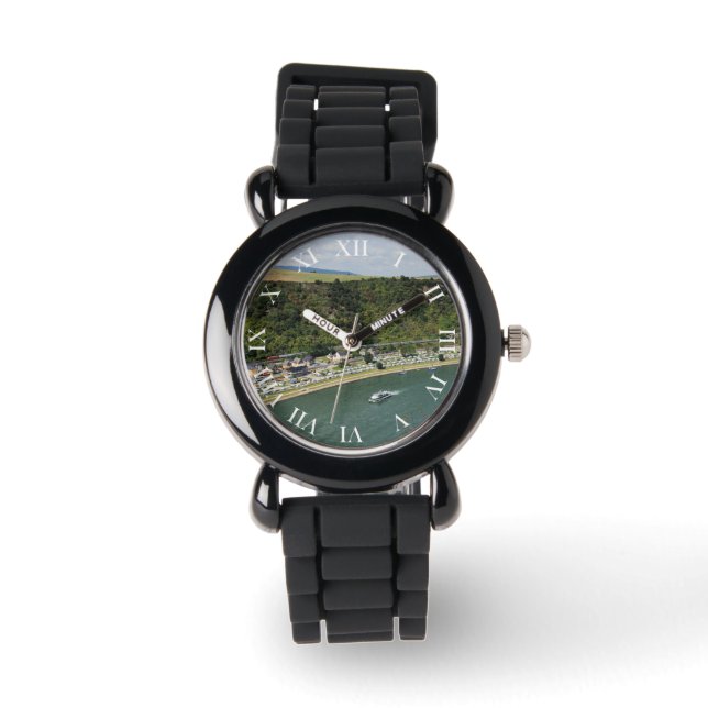 Personenzug an der Loreley Armbandsur (Framsida)