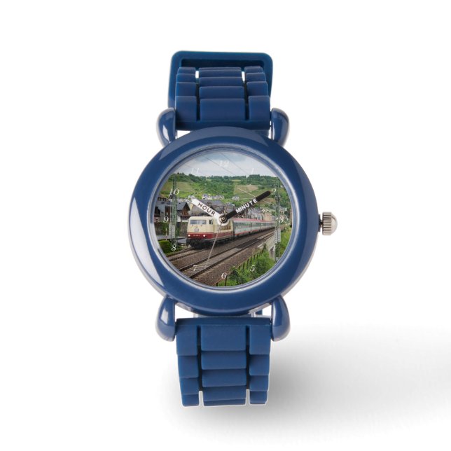 Personenzug in Oberwesel Armbandsur (Framsida)