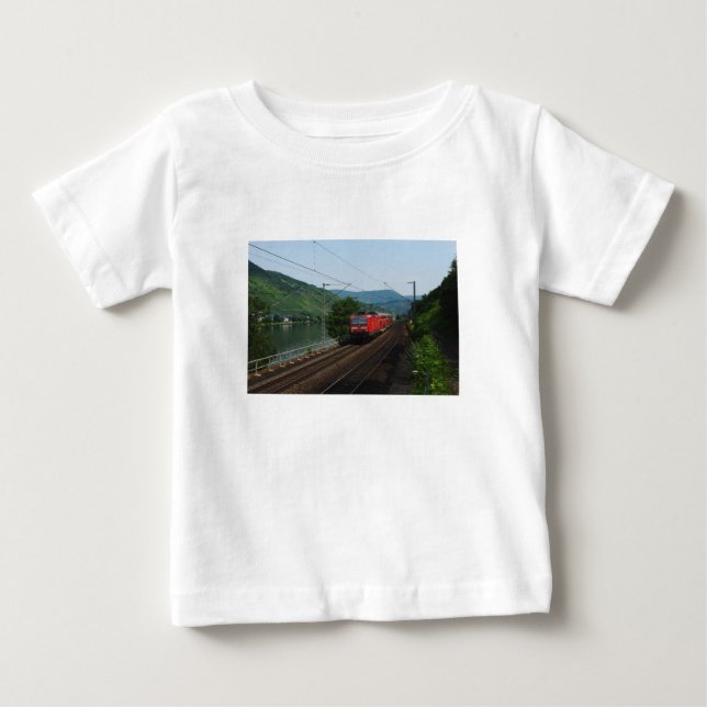 Personenzug in St. Aldegund T Shirt (Framsida)