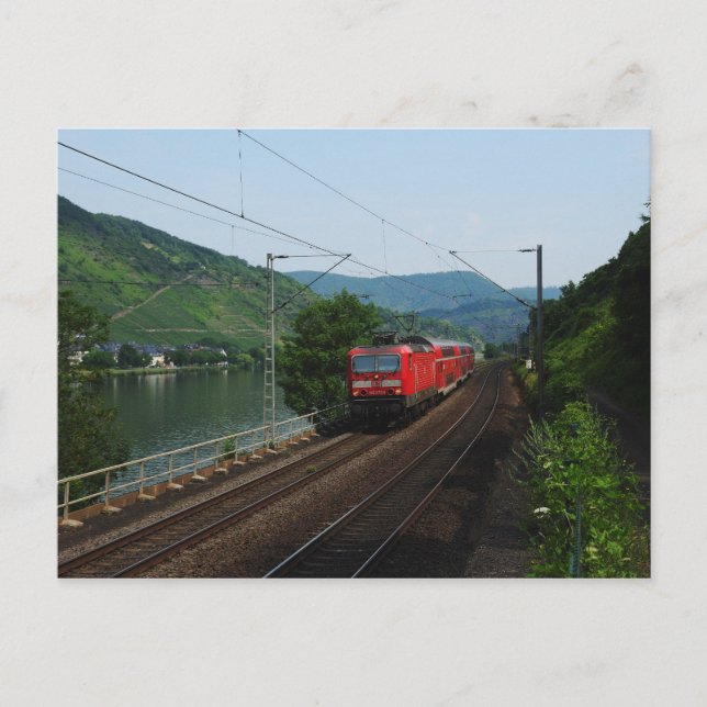 Personenzug in St. Aldegund Vykort (Framsida)