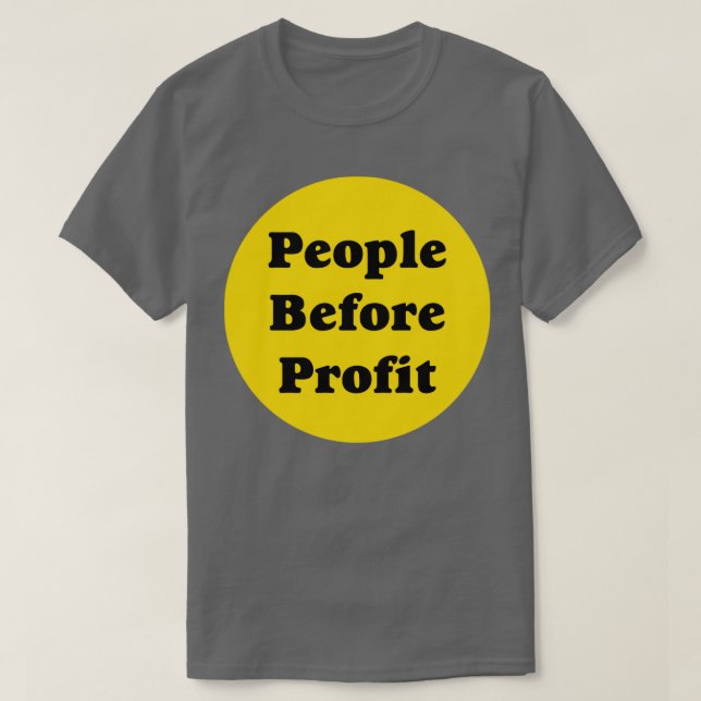 Personer före vinst t shirt (Design framsida)