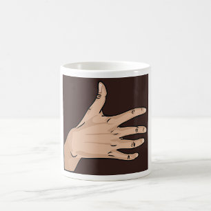 Personer Hand Mugg