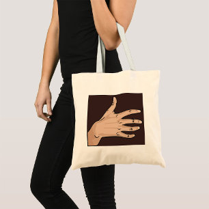 Personer Hand Tote Bag Tygkasse