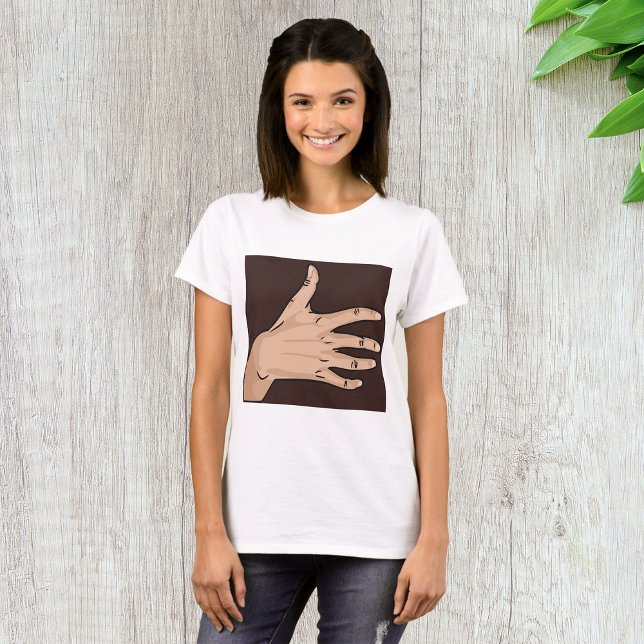 Personer Hand Womens T-Shirt (Skapare uppladdad)