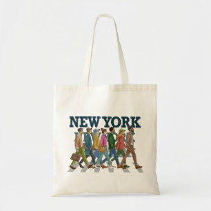 Personer i New York City Tygkasse