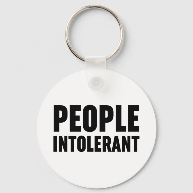 Personer intoleranta nyckelring (Framsida)