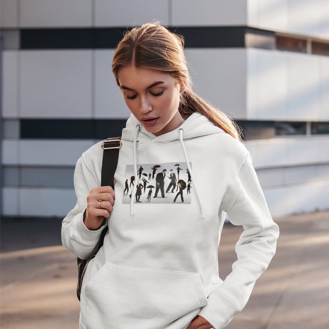 Personer med paraplyer t shirt (Skapare uppladdad)