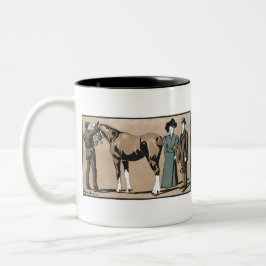 Personer och hästar av Edward Penfield Två-Tonad Mugg