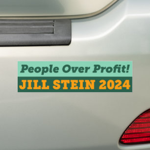 Personer över vinsten Jill Stein 2024 Bildekal