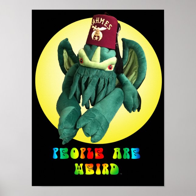 Personer Poster Konstig (Framsidan)
