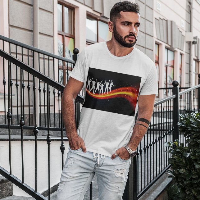 Personer som Dancing Silhouettes Manar T-Shirt (Skapare uppladdad)