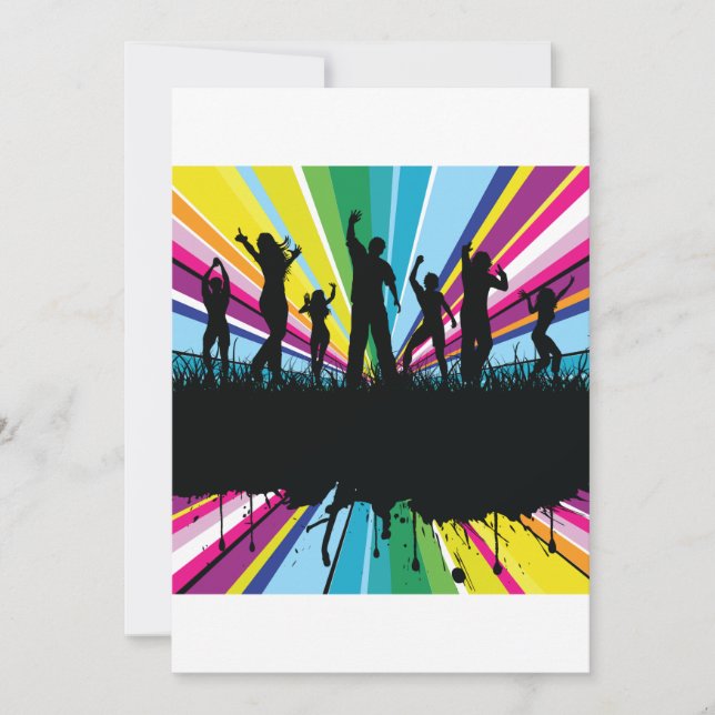 Personer som dansar inbjudningar (Framsida)