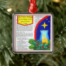 Personer som går i Mörkrets jul Ornament