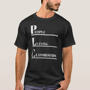 Personer som Lämnar klassrum Plc 4 T Shirt