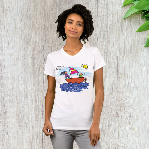 Personer som seglar kvinnor T-Shirt