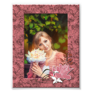 Personfoto ram fototryck