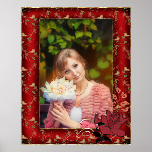 Personfoto ram poster